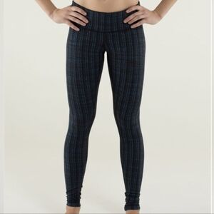 Lululemon Wunder Under Pant Ziggy Wee October Inkwell / Black